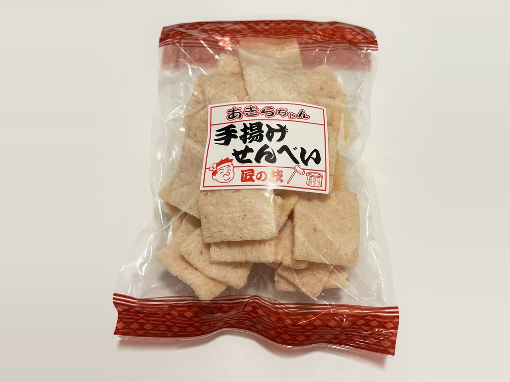 手揚げせんべい えび潮揚げ(100g入りの袋)